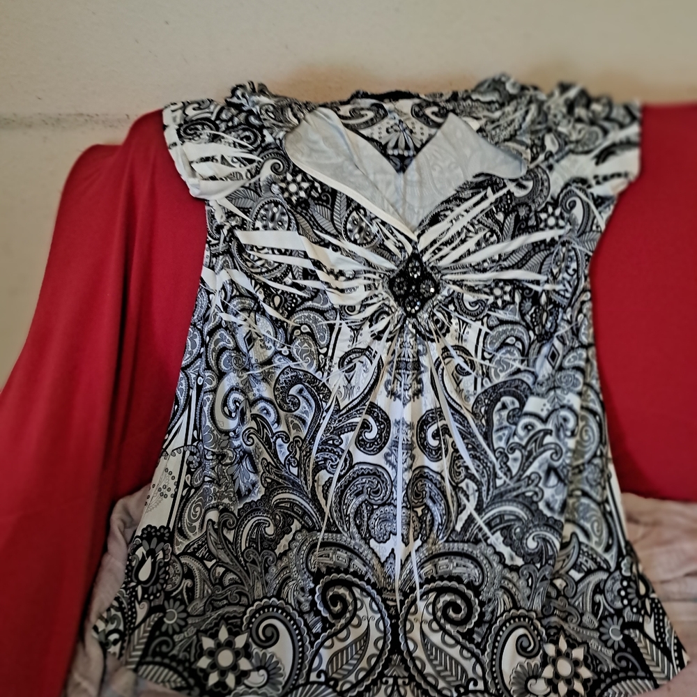 Black and White Shirt